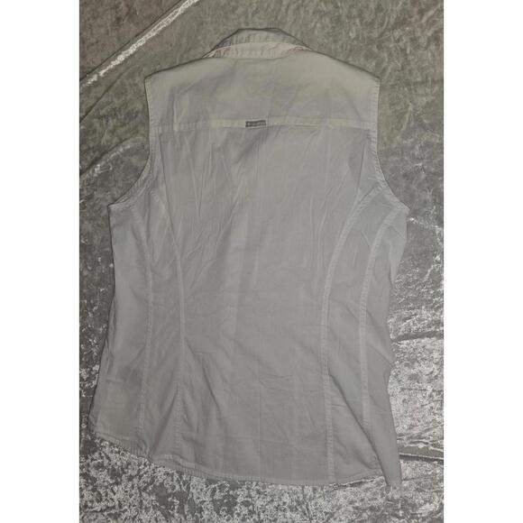 Columbia white Womens Button Down Vest Size Large - Picture 2 of 4